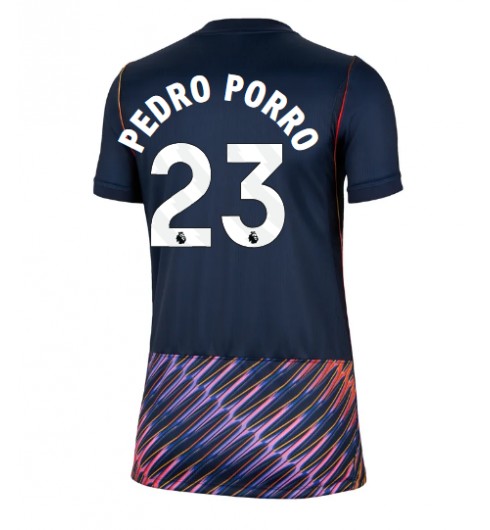 Tottenham Hotspur Pedro Porro #23 Venkovní Dres pro Dámské 2026-27 Krátký Rukáv Tottenham Hotspur Pedro Porro #23 Venkovní Dres pro Dámské 2026-27 Krátký Rukáv